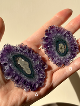 【MOMOMOON】Uruguay flour amethyst slice【MZ0511-10-A】