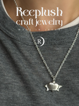 両面刻印【お好きな刻印お入れします】hand craft -Heart Ribbon-