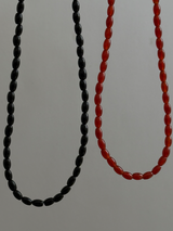 Onyx,Red Onyx Beadsnecklace