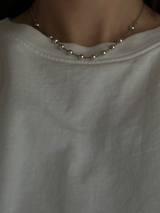 5mm Ball Necklace/38cm+5cm