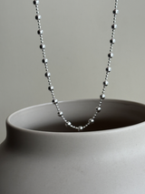 4.0mm ball beads chain necklace 41+2cm