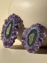 【MOMOMOON】Uruguay flour amethyst slice【MZ0511-10-A】