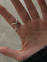 Xラインリング / size: 10-12号程度