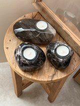 【MOMOMOON】Madagascar smoky quartz candle holder/1.20kg