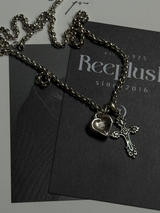 刻印 名入れ ペンダントトップ hand craft Hand Heart |シルバー925 | 日本製||重厚 ハート型