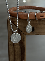 足型・手形 ・オリジナルデータ刻印専用プレート| Nuance Oval plate【厚みあり】シルバー925