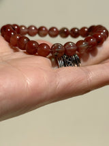 【MOMOMOON】7.3mm color change Andesine Bracelet /Tibet 【A】