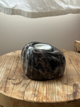 【MOMOMOON】Madagascar smoky quartz candle holder/1.05kg