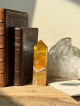 【MOMOMOON】イエローフローライト タワー |fluorite|天然石・鉱石・パワーストーン【SC081-9】