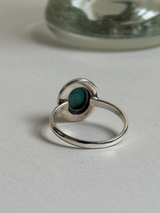 Turquoise Oval Ring/16号