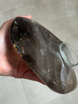 【MOMOMOON】Madagascar smoky quartz candle holder/1.20kg