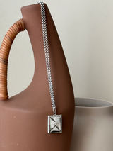 両面刻印【お好きな刻印お入れします】Original Message series - Letter Envelopes pendant top -