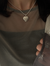 表+内側刻印【お好きな刻印お入れします】hidden message Locket pendant Type:Heart