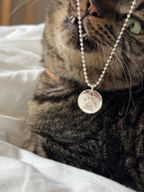 足型・手形 ・オリジナルデータ刻印専用プレート| 18mm Round plate【厚みあり】