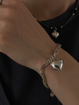 Big Heart MIX Chain bracelet