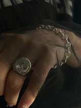 7.5mm fat oval chain bracelet 19cm