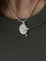 Heart on cross Oval plate top