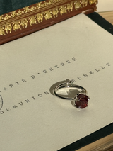 【MOMOMOON】ガーネット ラフカットリング:フリーサイズ| 天然石・鉱石・パワーストーン