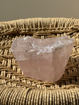【MOMOMOON】Madagascar Rose quartz candle holder/1.14kg