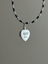 両面刻印可能【お好きな刻印お入れします】 Heart memorial bottle