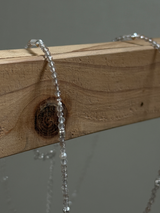 Silver925×天然石|11月誕生石 トパーズ ミニチャーム ネックレス(Reeplushハンドメイド)