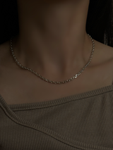 【割引対象外】3.3mm cut azuki chain necklace 42cm(B)