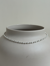 3mm beads chain Necklace 40cm+5cm