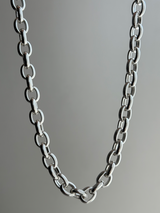 7.5mm fat oval chain necklace 45.5cm