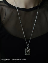 両面刻印【お好きな刻印お入れします】Original Message series - Letter Envelopes pendant top -