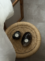 【MOMOMOON】Madagascar smoky quartz candle holder/1.20kg