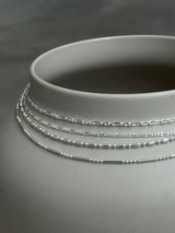 【セット割引対象外】2.1mm幅 MIXチェーンネックレス | 40cm