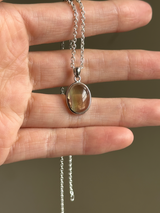 【MOMOMOON】高品質 color change Andesine pendant top【0610-10】