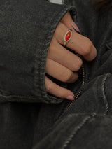 Red Onyx Ring/約13号〜15号