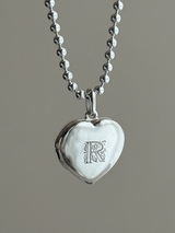 表+内側刻印【お好きな刻印お入れします】hidden message Locket pendant Type:Heart