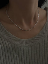 【セット割引対象外】2.1mm幅 MIXチェーンネックレス | 40cm