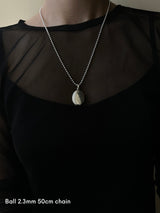 両面刻印【お好きな刻印お入れします】Original Message series - Oval Locket pendant -