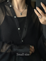 刻印 名入れ | タグプレート ペンダントトップ : S,M,Lサイズ展開 |シルバー925 | 日本製