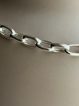 9mm fat oval chain necklace 43cm