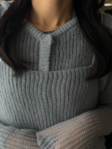 Silver925×天然石|レインボームーンストーンとポイントパールネックレス 40.5cm〜45cm(Reeplushハンドメイド)