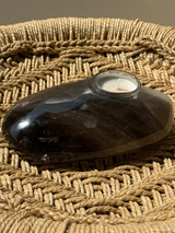 【MOMOMOON】Madagascar smoky quartz candle holder/1.20kg