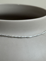 Shiny twistchain Necklace 40cm