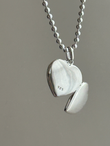 表+内側刻印【お好きな刻印お入れします】hidden message Locket pendant Type:Heart