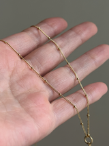 割引対象外K18GP【J】- Dot design - Pendant necklace Chain