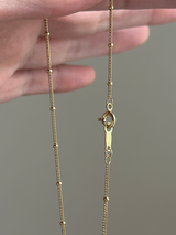 割引対象外K18GP【J】- Dot design - Pendant necklace Chain