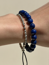 【MOMOMOON】8.3mm Lapis lazuli Bracelet /Afghanistan
