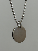 足型・手形 ・オリジナルデータ刻印専用プレート| 18mm Round plate【厚みあり】