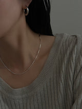 【セット割引対象外】1.5mm幅 リズムチェーンネックレス | 40cm