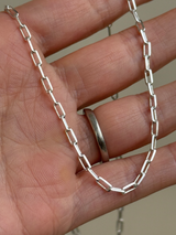【割引対象外】2.5mm Long cut azuki chain necklace 41.5cm 280 B