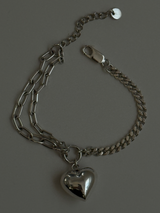Big Heart MIX Chain bracelet