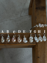 Silver925×天然石|バロックパール ペンダントトップ(Reeplushハンドメイド) 単体